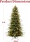Aspen Slim Christmas Tree Noble Fir with 1,350 Branch Tips, 2-in-1 Multicolor LED Lights & Cordless Connection